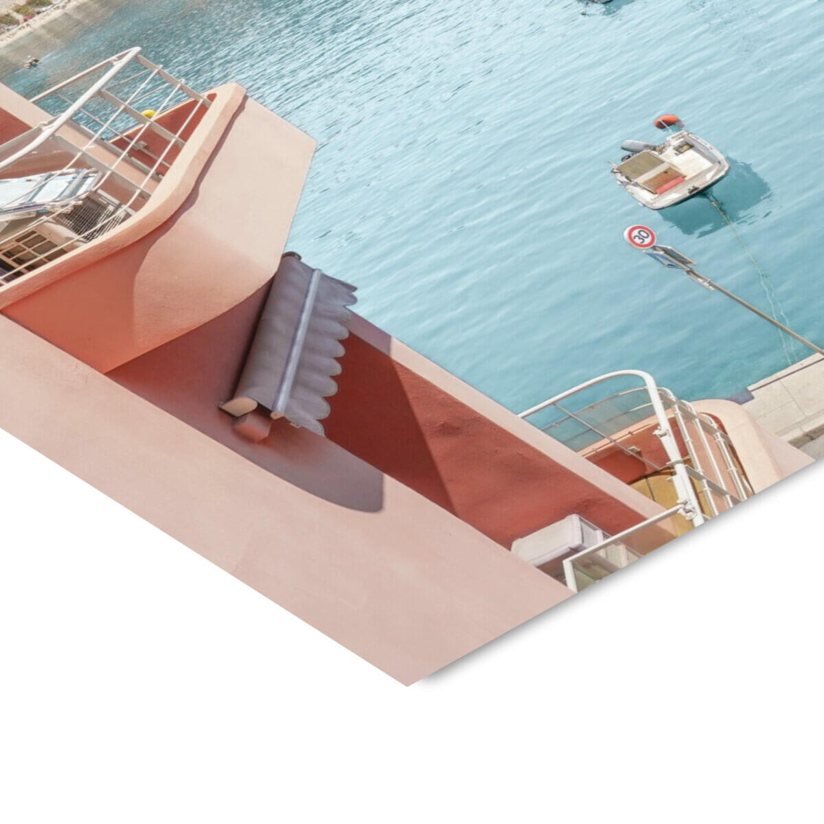Henrike Schenk Sunny Mediterranean Bay plakat - 30x40 cm